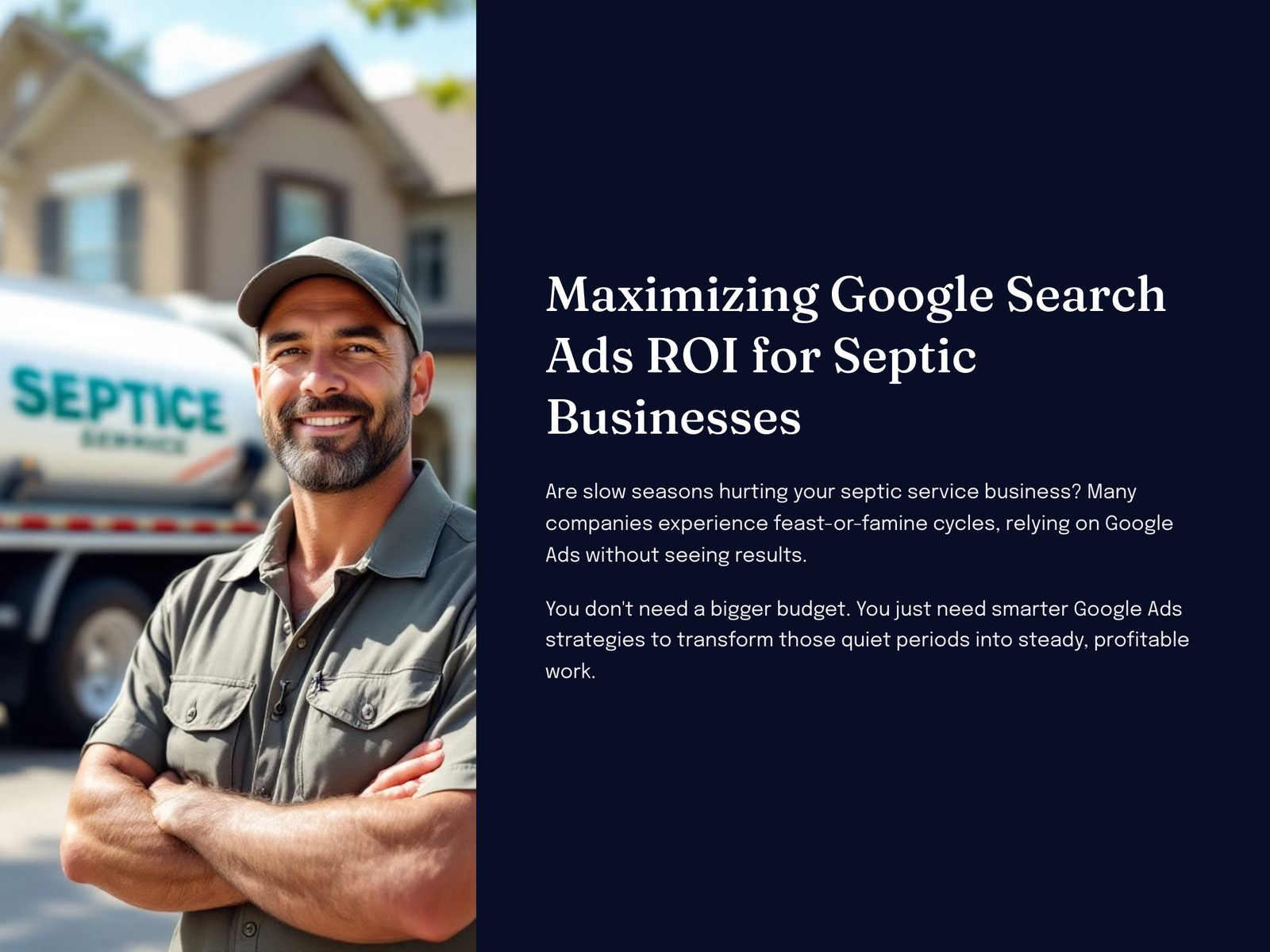 Smart Tips to Maximize Your Google Search Ads ROI for Your Septic Business