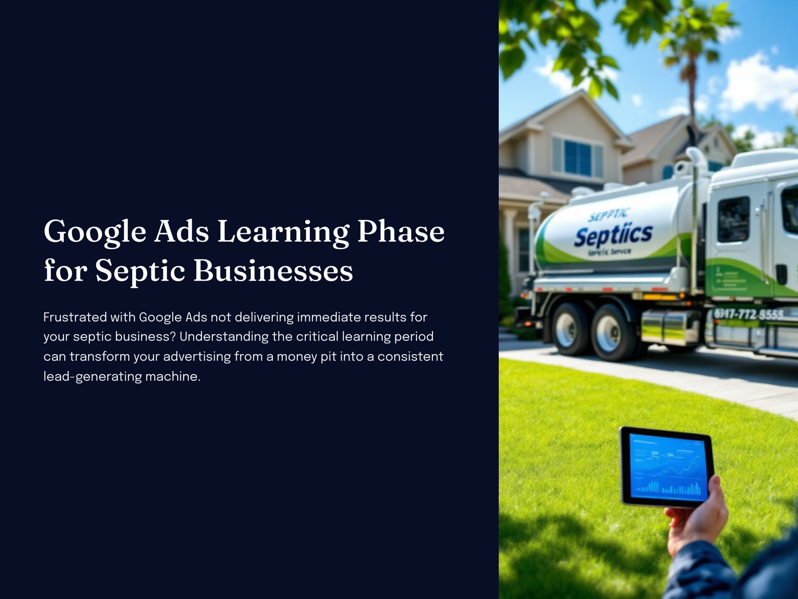 Google Ads Learning Phase: How Long Until Your Septic Business Sees Results? (Expert Tips)